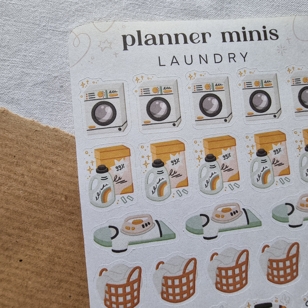 Planner Minis - Laundry NEW | Planner Stickers for your Journal