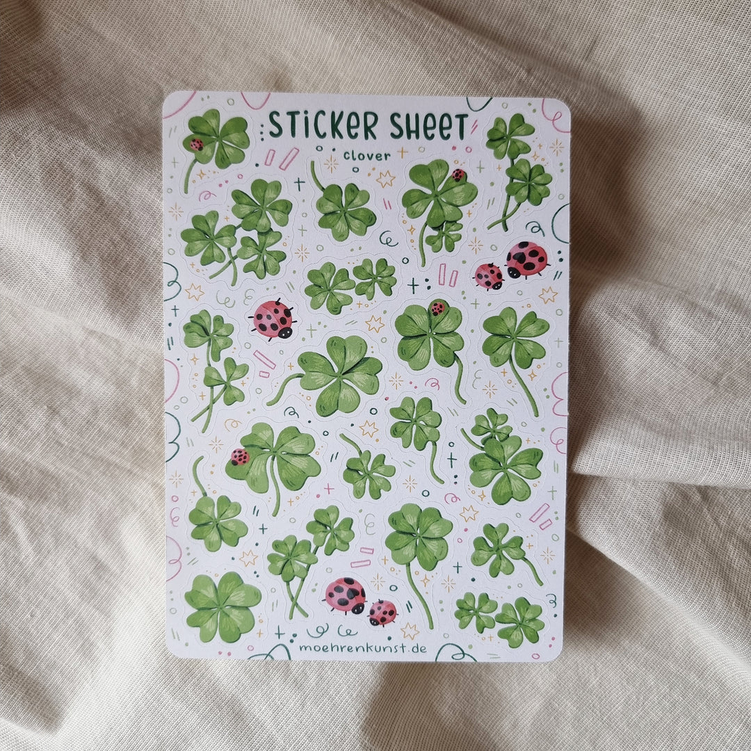Sticker Sheet - Clover | Planner Stickers for your Journal