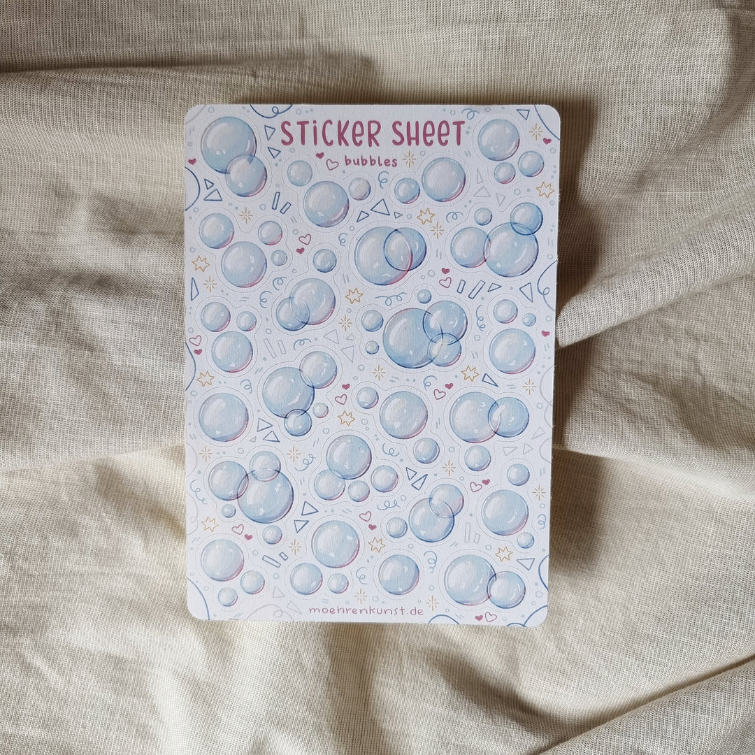 Sticker Sheet - Bubbles | Planner Stickers for your Journal