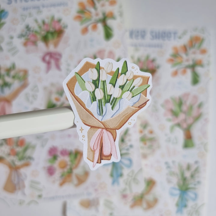 Sticker Sheet - Spring Bouquets | Planner Stickers for your Journal