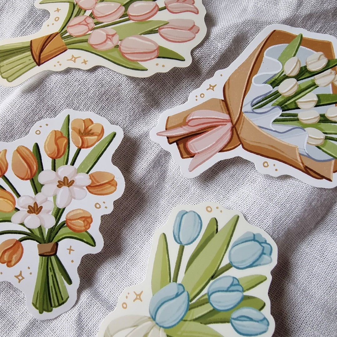 Vinyl Die-Cuts - Bouquets | Planner Stickers for your Journal