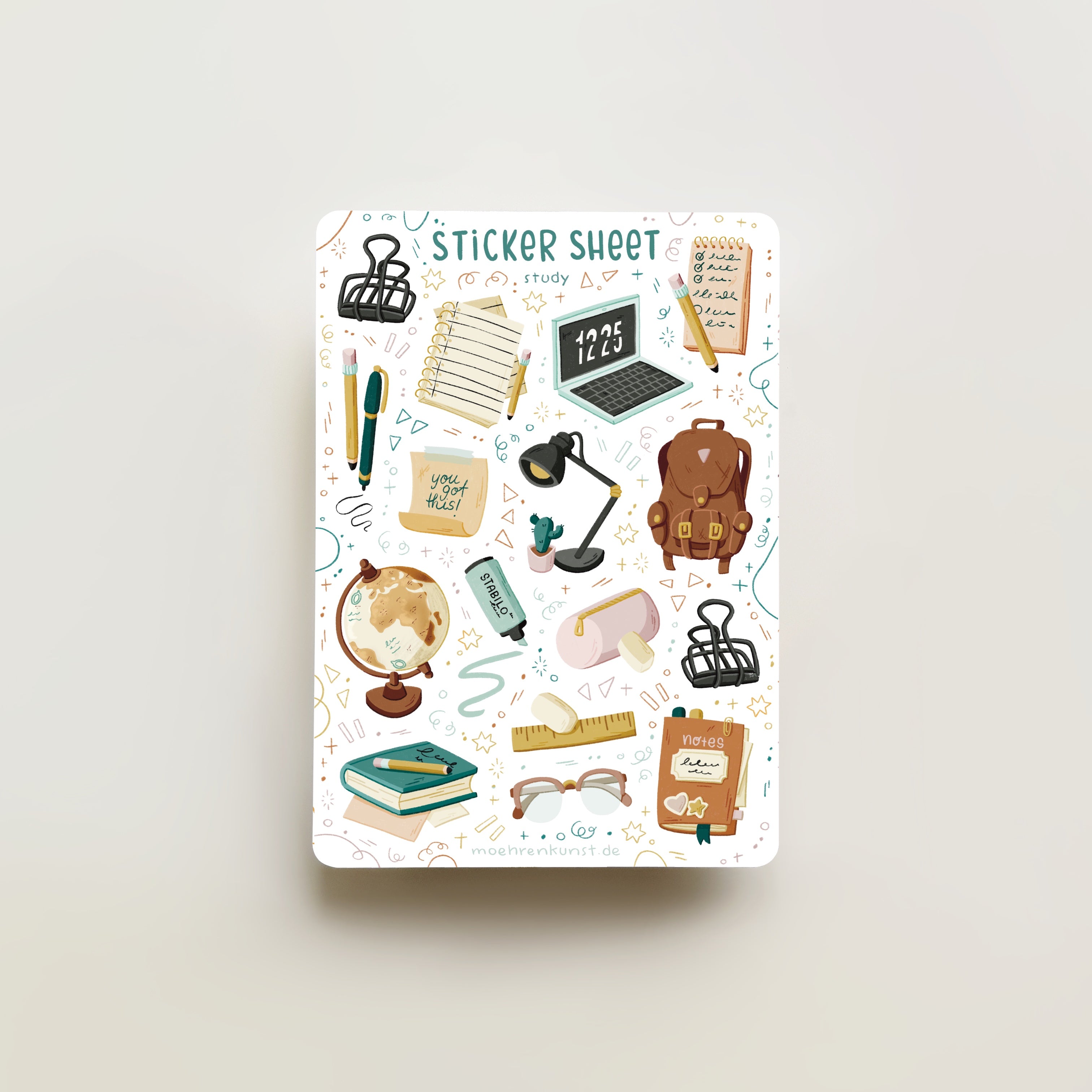 WATERCOLOR PLANNER & BUJO MATTE PAPER STICKER KIT SHEET - Bullet Journal  Decor - Bujo Sticker - Hobonichi Sticker — The Leather Quill Shoppe
