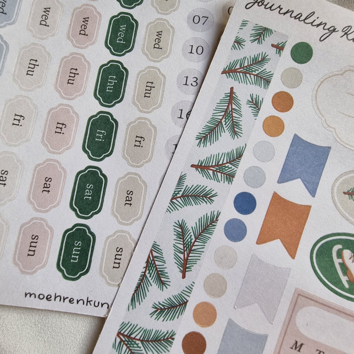 Journaling Kit - Winter Wishes | Planner Stickers for your Journal