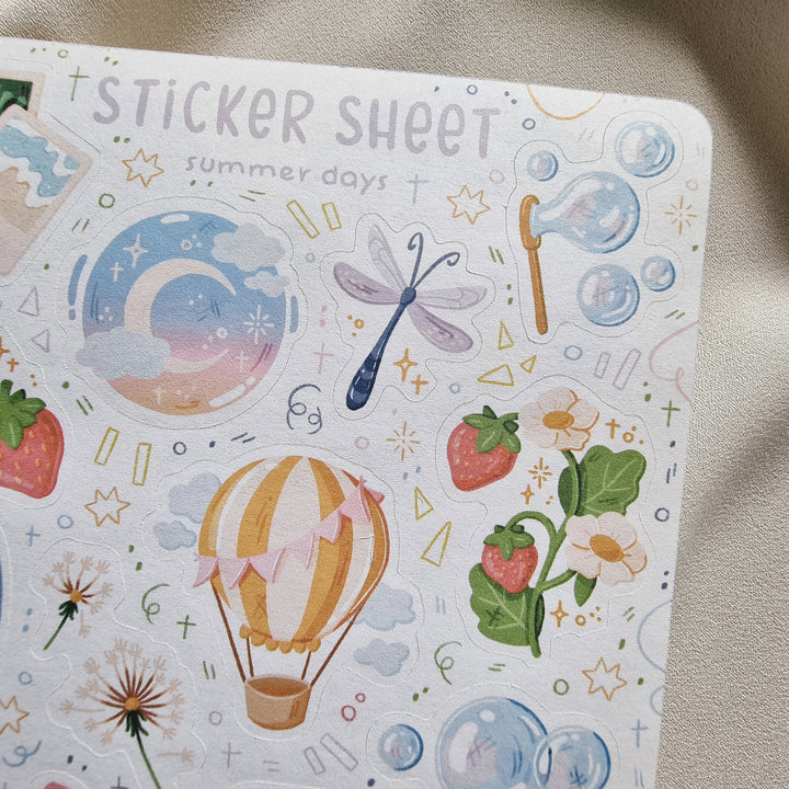 Sticker Sheet - Summer Days | Planner Stickers for your Journal
