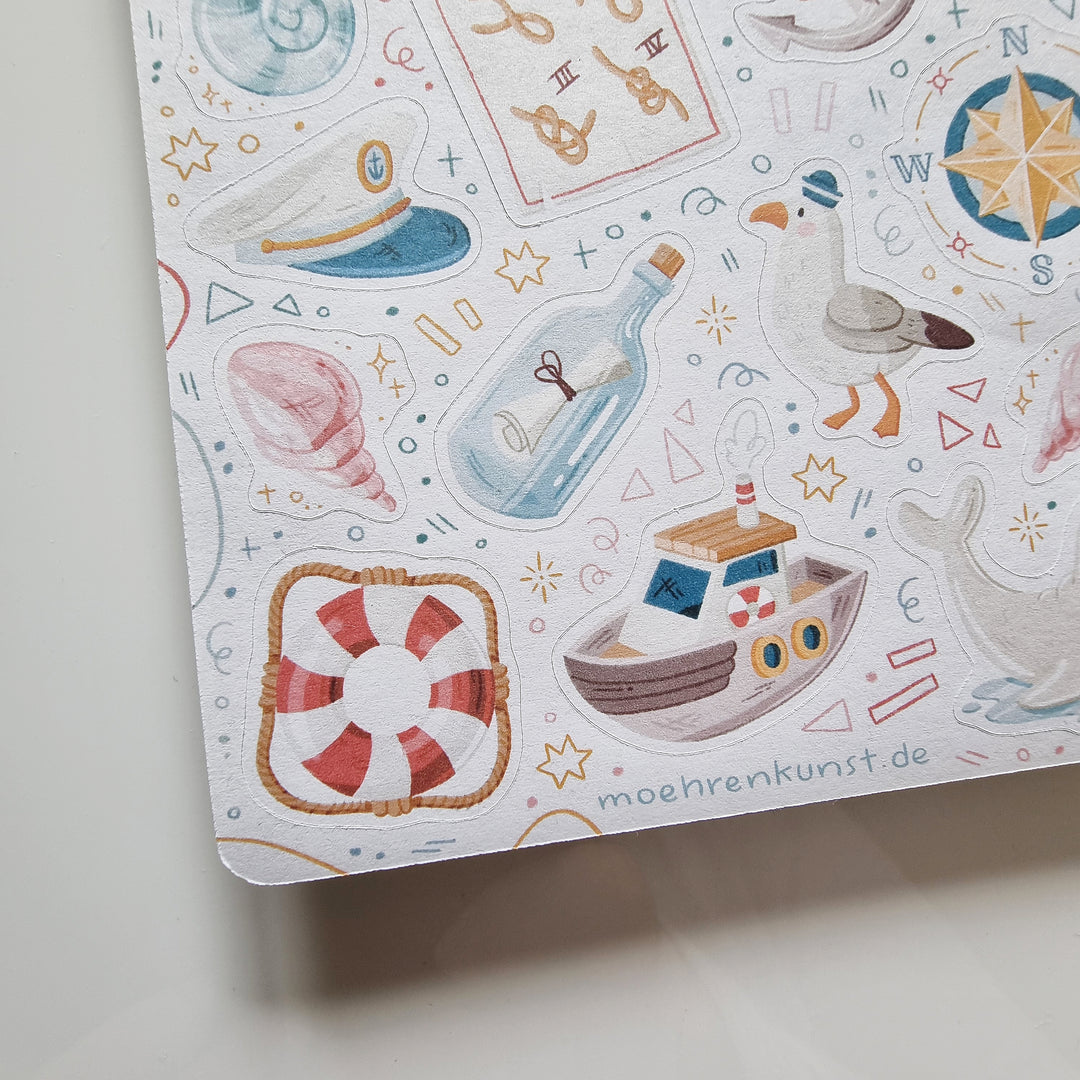 Sticker Sheet - Nautical | Planner Stickers for your Journal