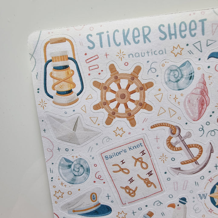 Sticker Sheet - Nautical | Planner Stickers for your Journal