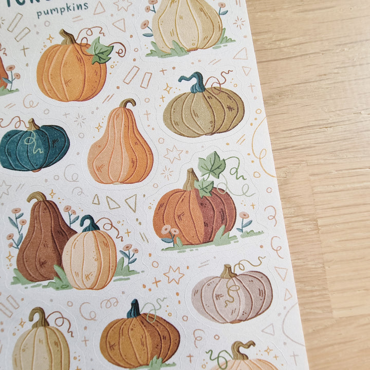 Sticker Sheet - Pumpkins | Planner Stickers for your Journal