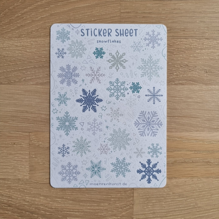 Sticker Sheet - Snowflakes | Planner Stickers for your Journal