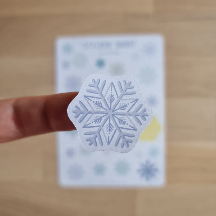 Sticker Sheet - Snowflakes | Planner Stickers for your Journal