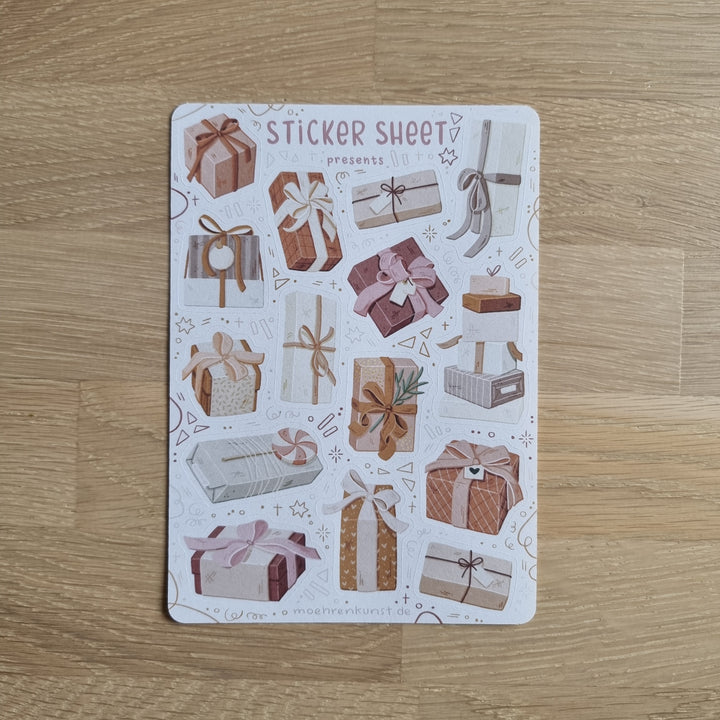 Sticker Sheet - Presents | Planner Stickers for your Journal
