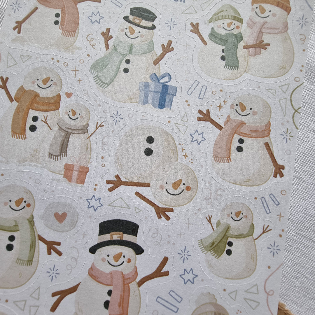 Sticker Sheet - Snowmen | Planner Stickers for your Journal