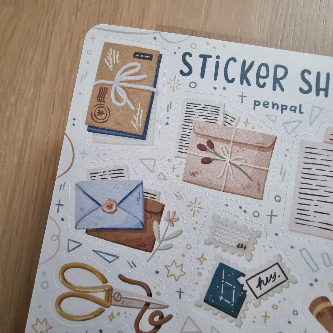 Sticker Sheet - Penpal | Planner Stickers for your Journal
