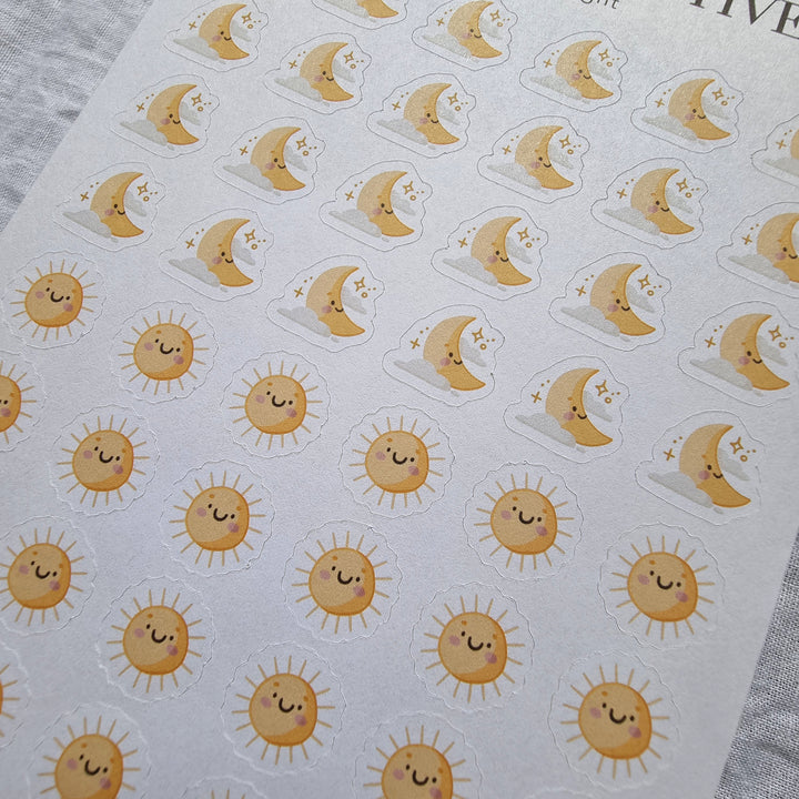 Get Productive - Day & Night | Planner Stickers for your Journal