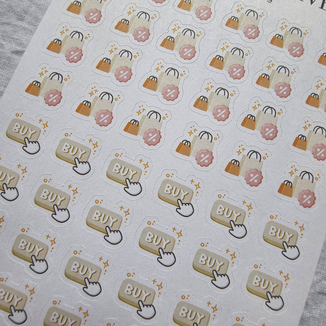 Get Productive - Let's Go Shopping (CLEARANCE) | Planner Stickers for your Journal