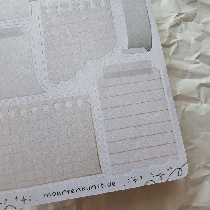 Essentials - Memos | Planner Stickers for your Journal