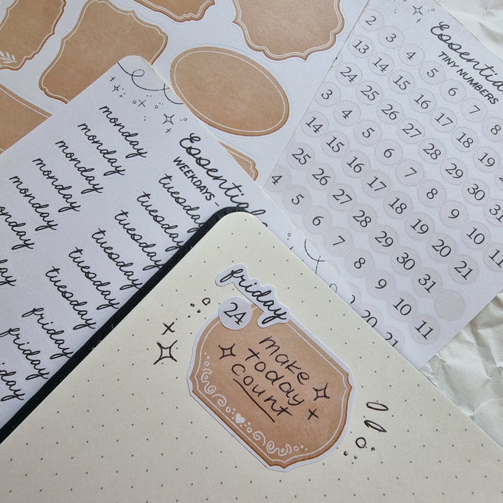 Essentials - Labels | Planner Stickers for your Journal