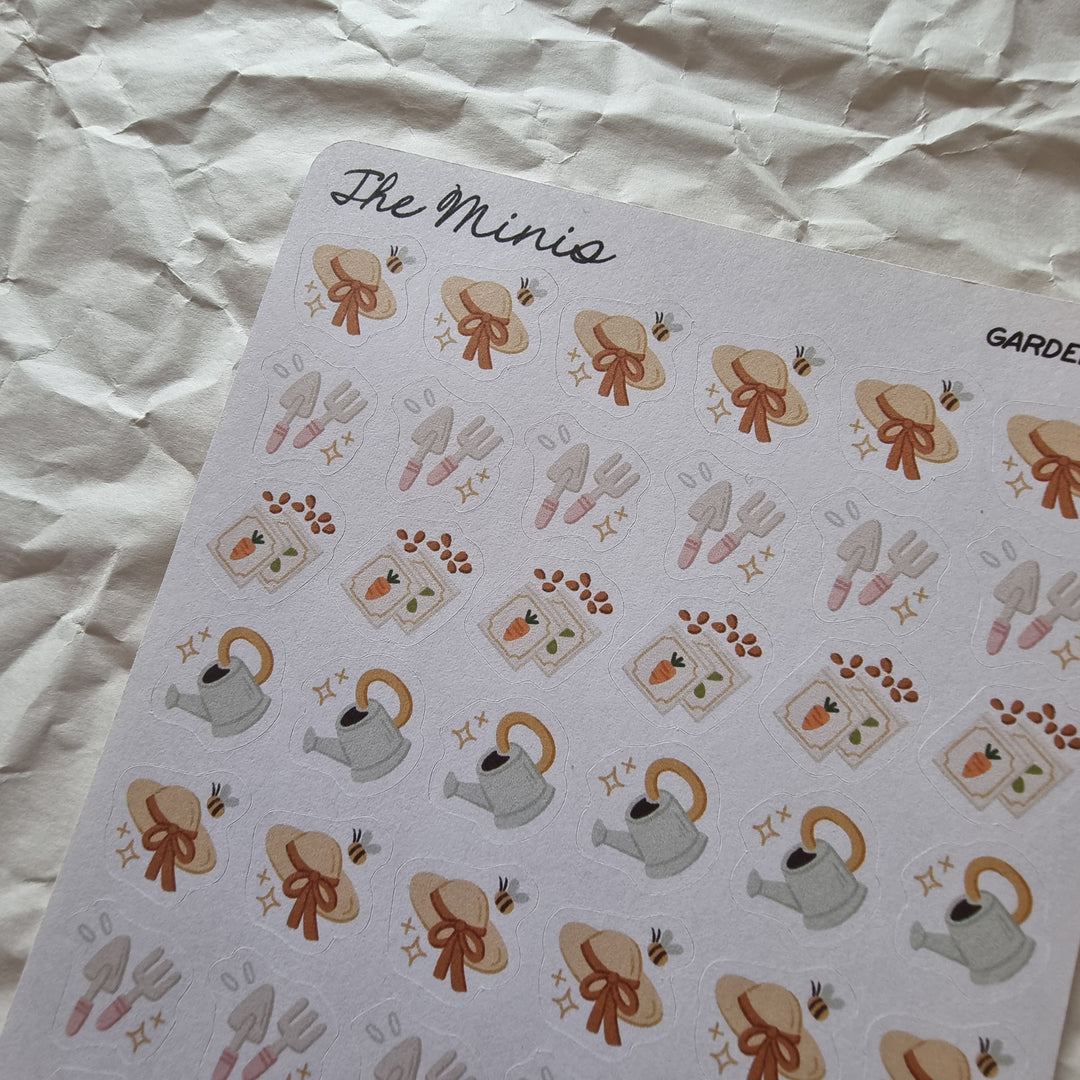 The Minis - Gardening | Planner Stickers for your Journal