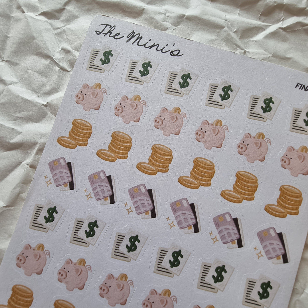 The Minis - Finances | Planner Stickers for your Journal