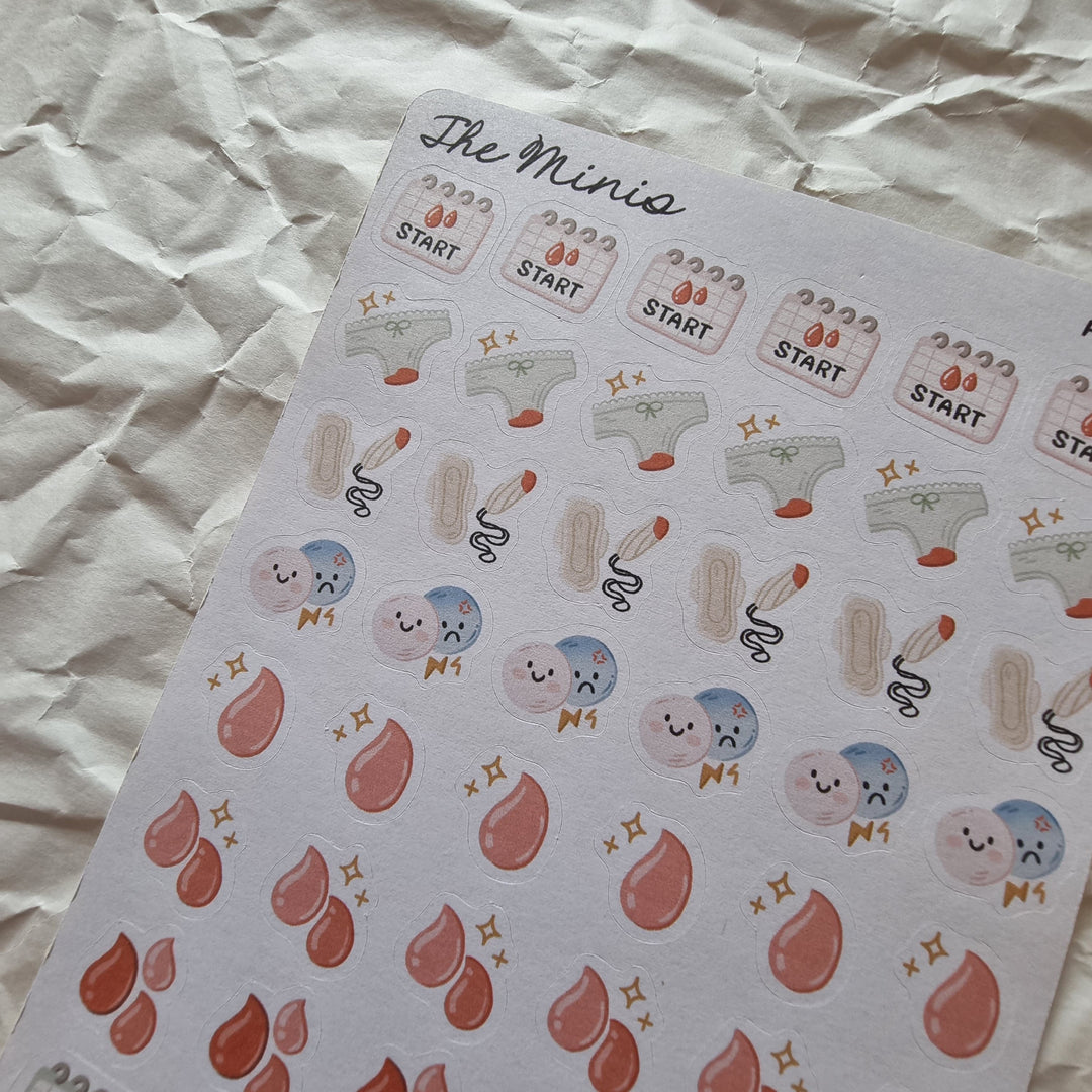 The Minis - Period | Planner Stickers for your Journal