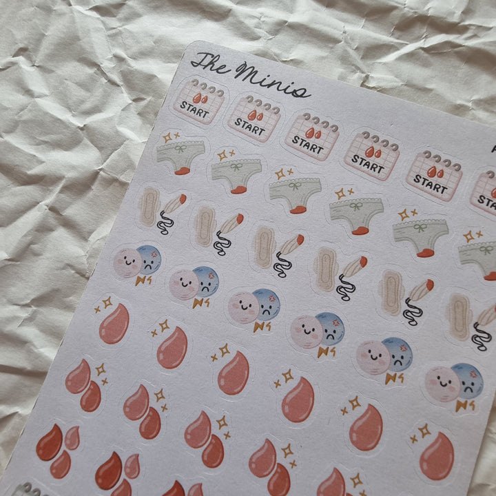 The Minis - Period | Planner Stickers for your Journal