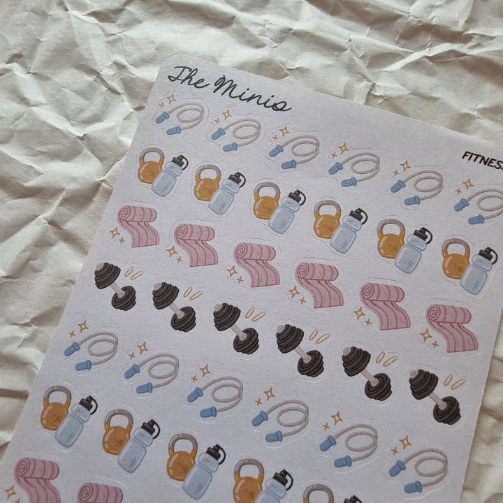 The Minis - Fitness | Planner Stickers for your Journal