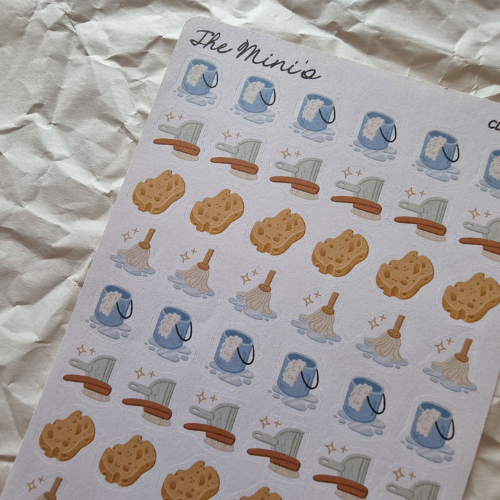 The Minis - Cleaning | Planner Stickers for your Journal