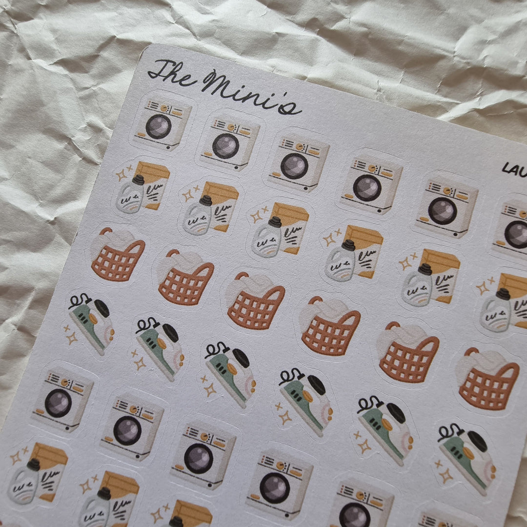 The Minis - Laundry | Planner Stickers for your Journal