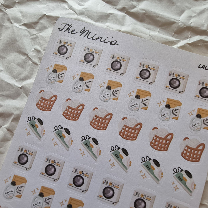 The Minis - Laundry | Planner Stickers for your Journal