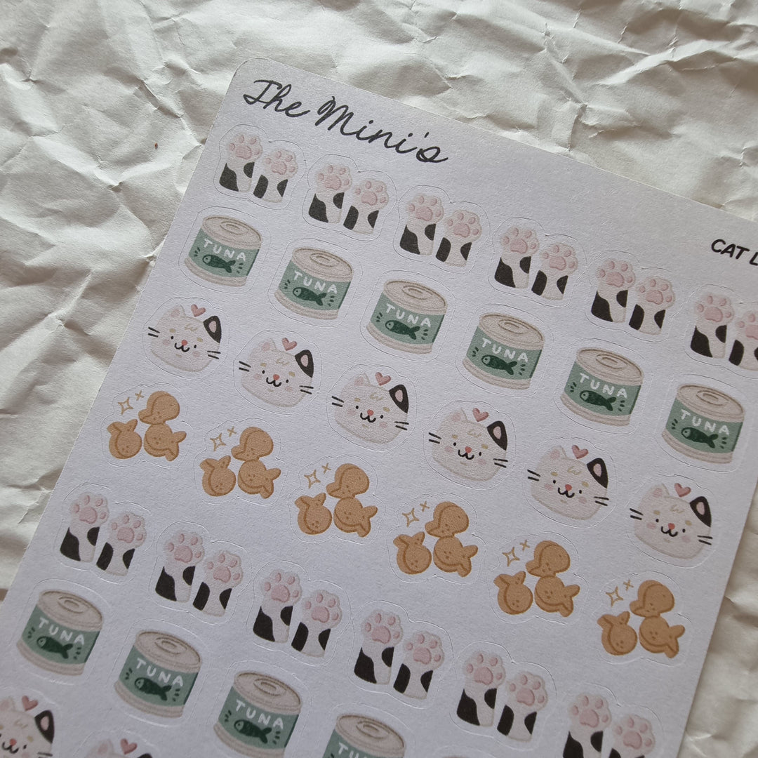 The Minis - Cat Love | Planner Stickers for your Journal