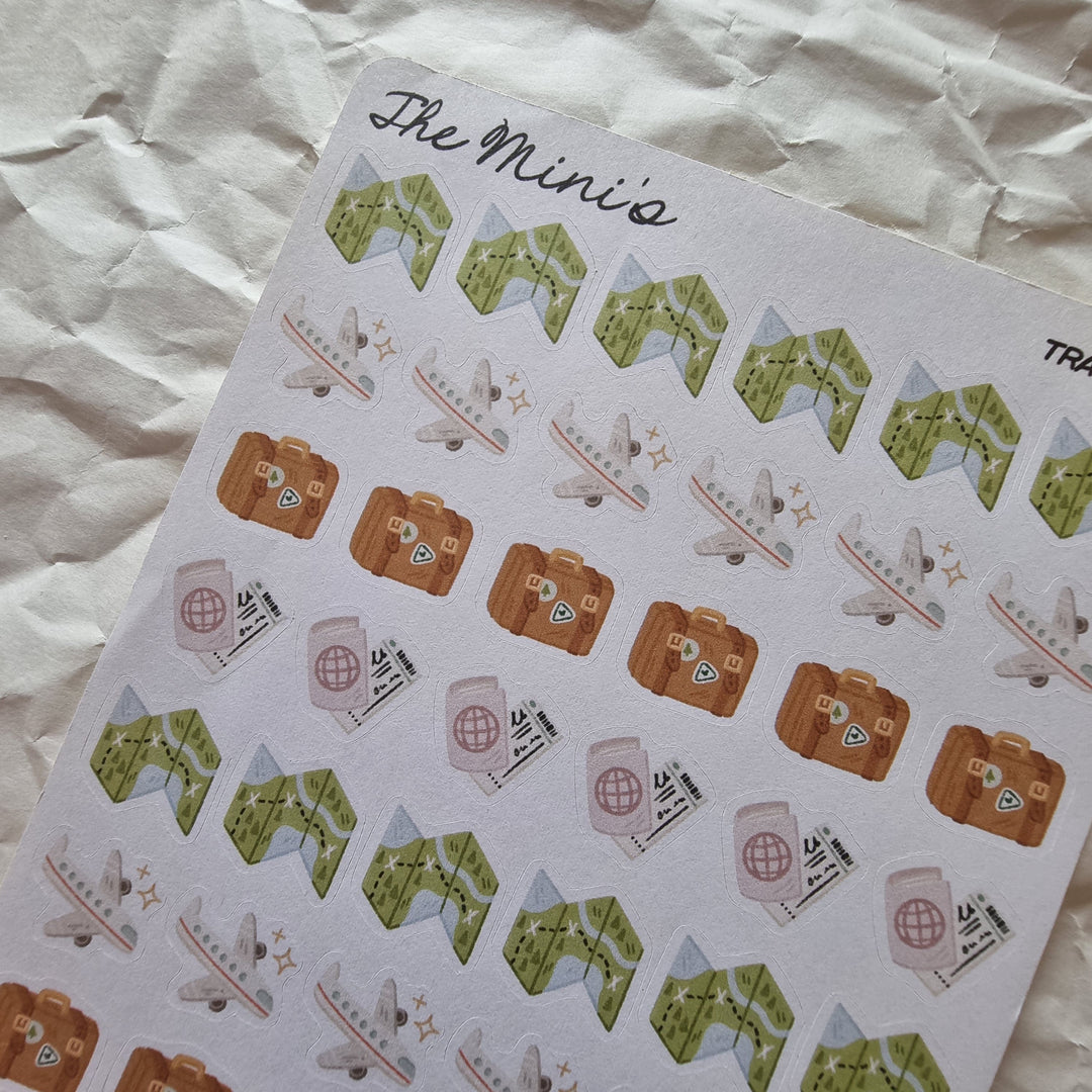 The Minis - Traveling | Planner Stickers for your Journal