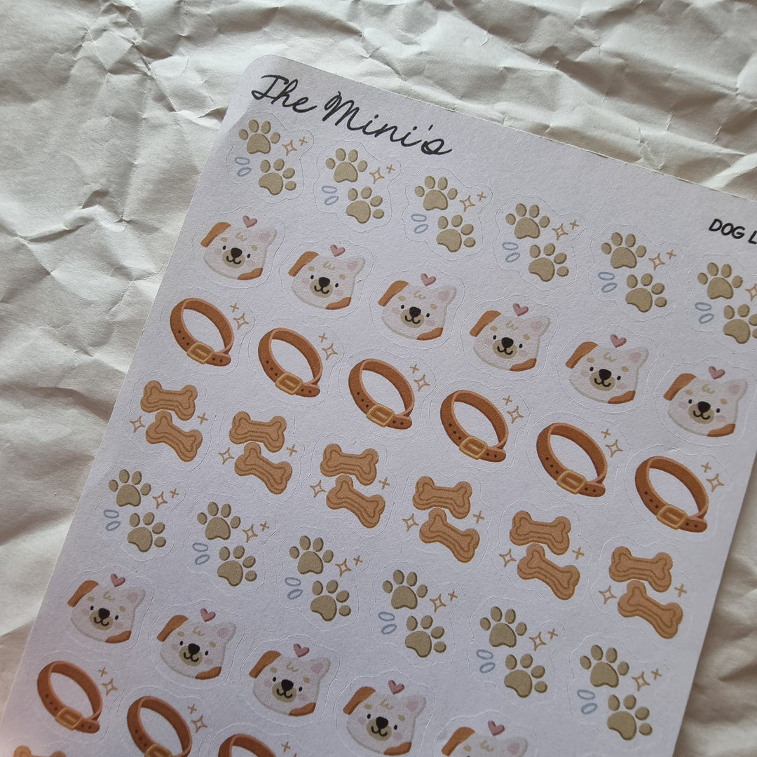 The Minis - Dog Love | Planner Stickers for your Journal