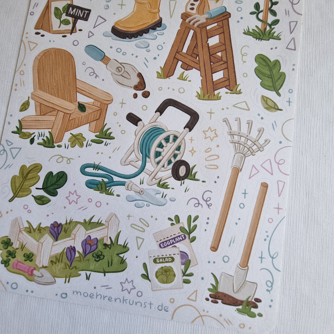 Sticker Sheet - Garden Bliss | Planner Stickers for your Journal