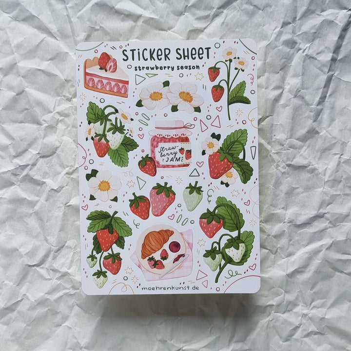 Journaling Kit - Strawberry Season | Planner Stickers for your Journal