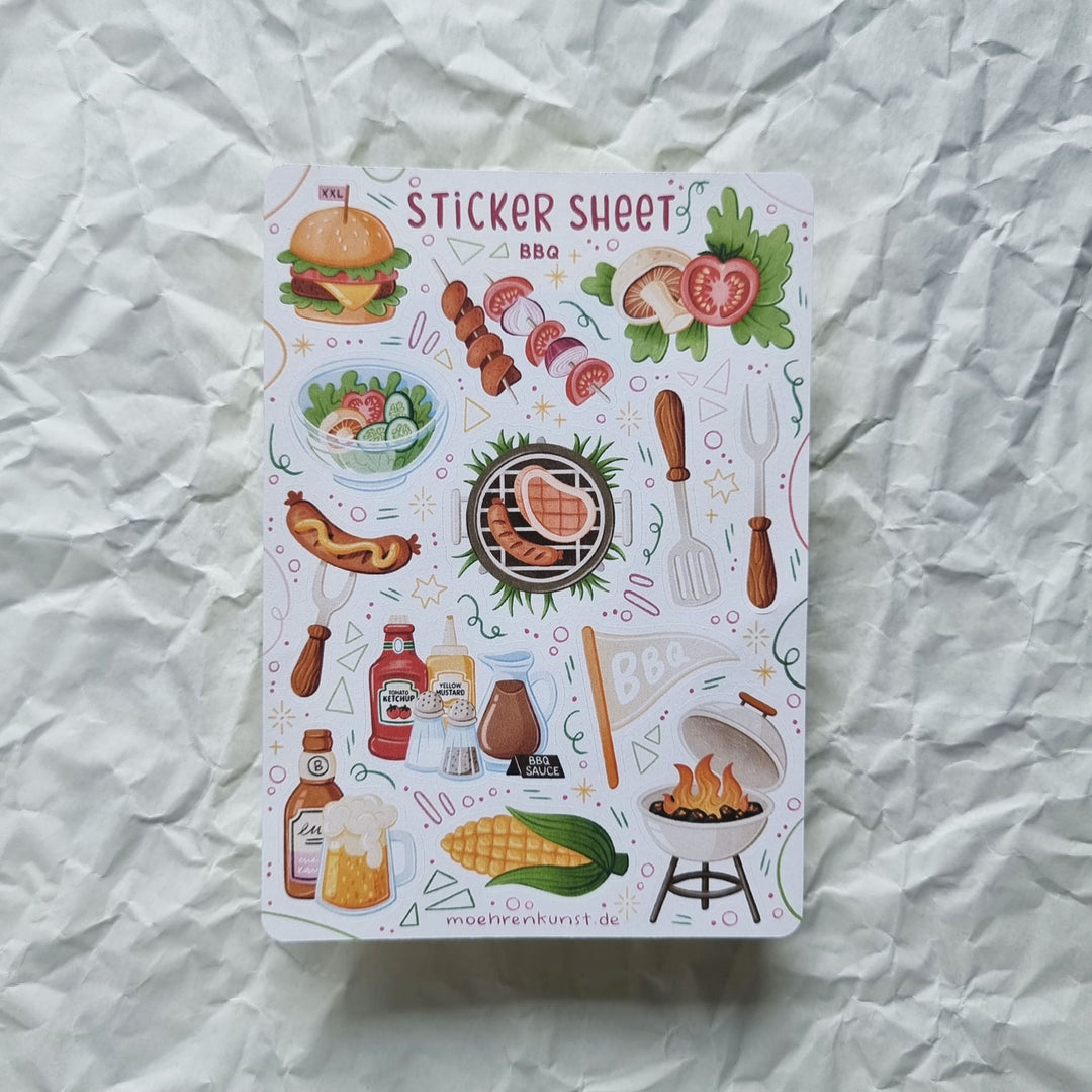 Sticker Sheet - BBQ | Planner Stickers for your Journal