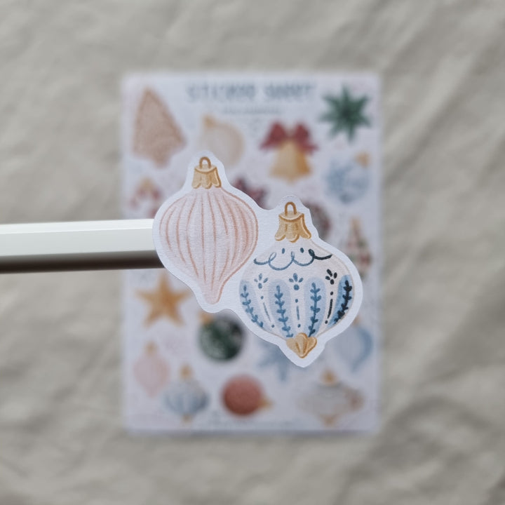 Sticker Sheet - Tree Ornaments | Planner Stickers for your Journal