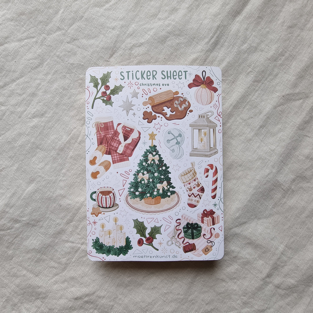 Sticker Sheet - Christmas Eve | Planner Stickers for your Journal