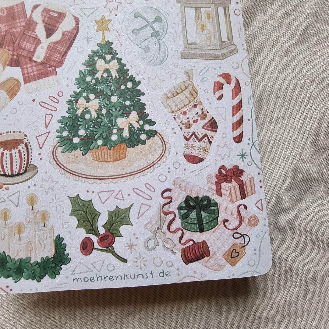 Sticker Sheet - Christmas Eve | Planner Stickers for your Journal