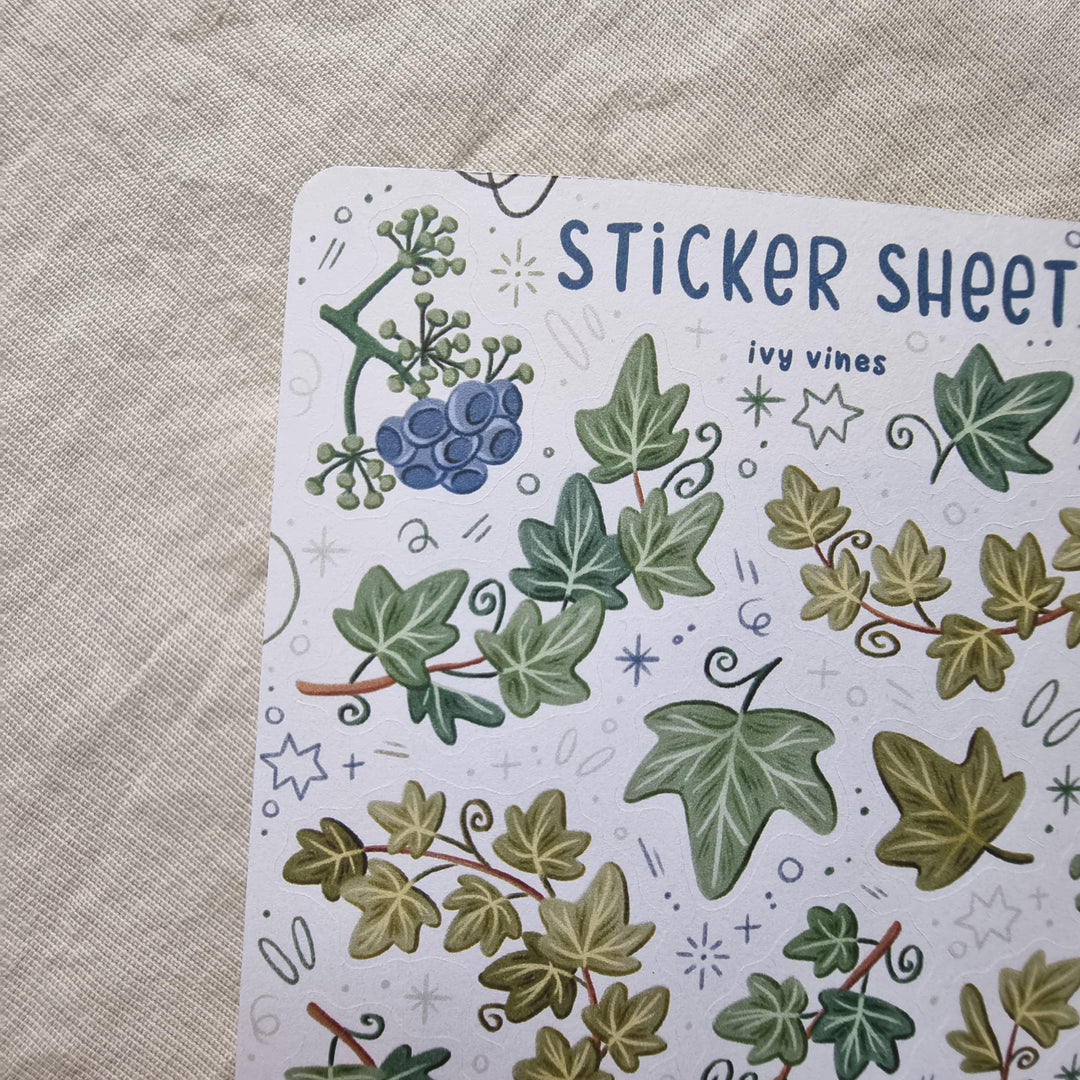 Sticker Sheet - Ivy Vines | Planner Stickers for your Journal