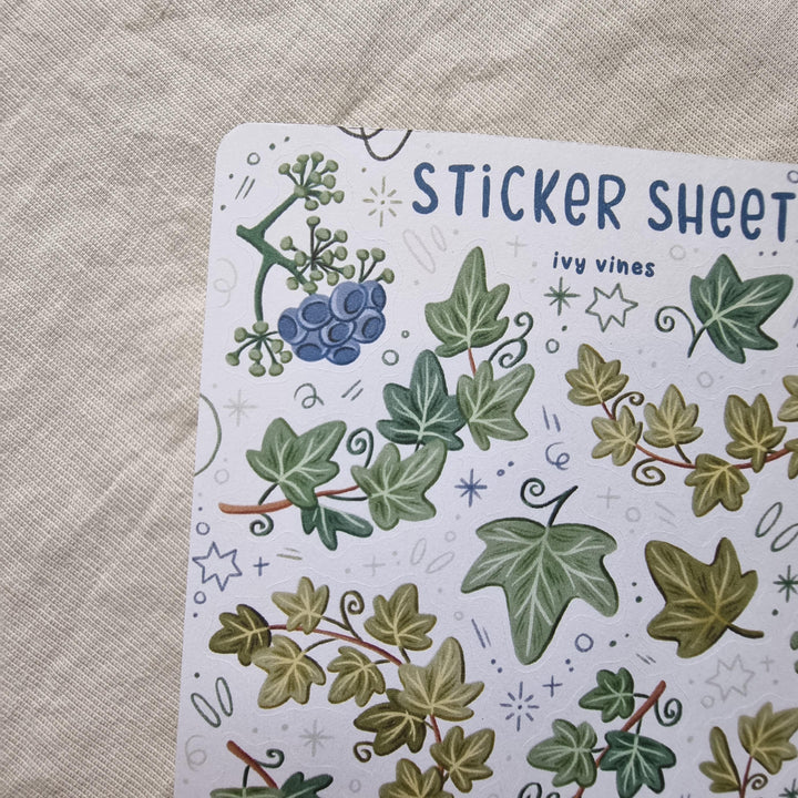 Sticker Sheet - Ivy Vines | Planner Stickers for your Journal