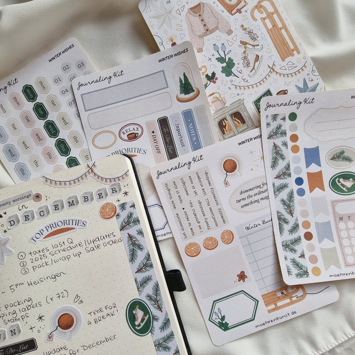 Journaling Kit - Winter Wishes | Planner Stickers for your Journal