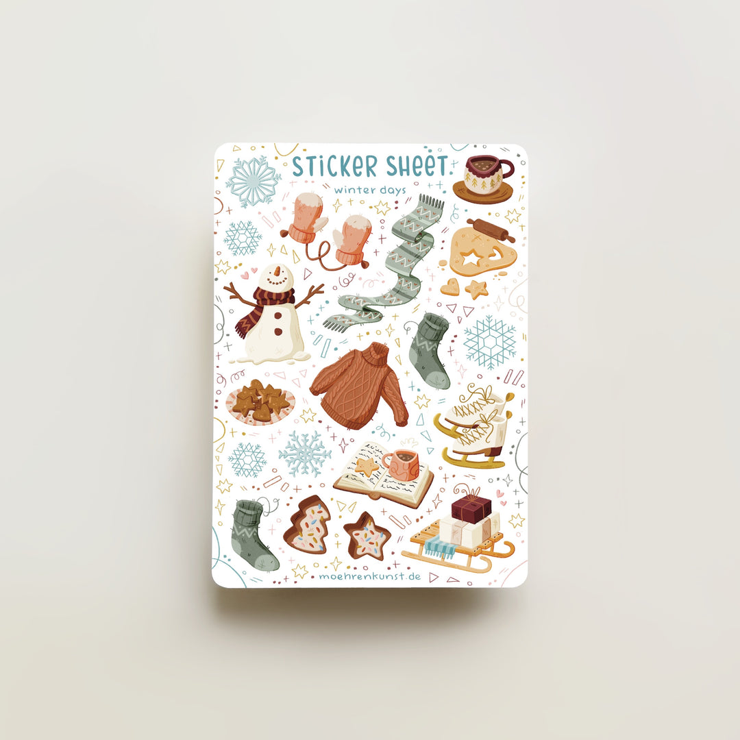 Sticker Set - Winter Wonderland | Planner Stickers for your Journal