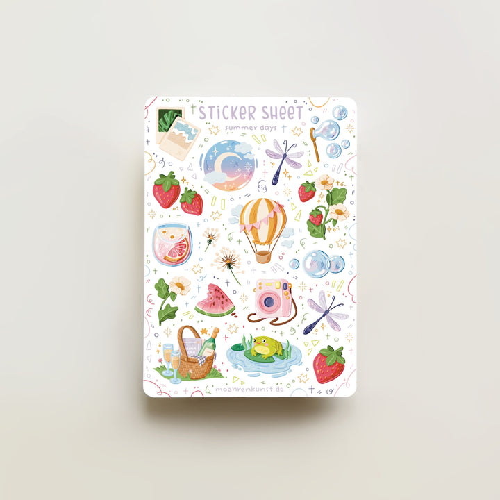 Sticker Sheet - Summer Days | Planner Stickers for your Journal