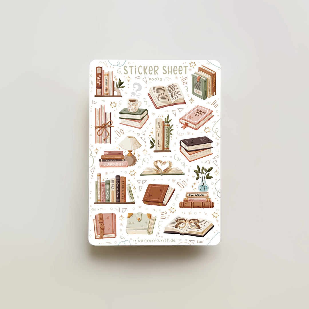 Sticker Sheet - Books | Planner Stickers for your Journal