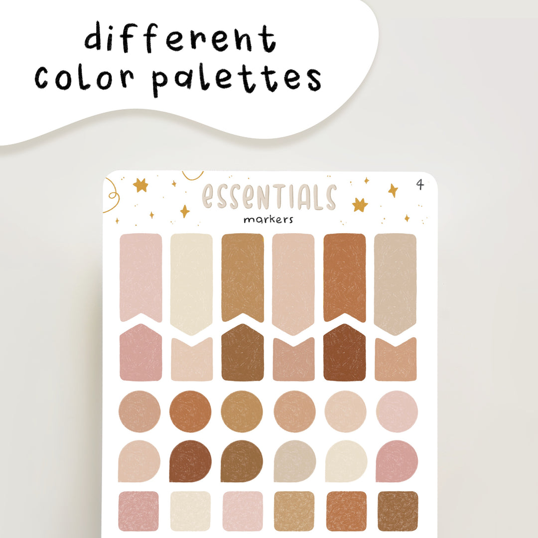 Essentials - Markers | Planner Stickers for your Journal