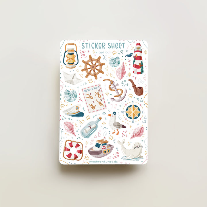 Sticker Sheet - Nautical | Planner Stickers for your Journal