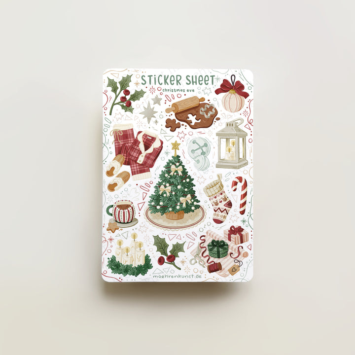 Sticker Sheet - Christmas Eve | Planner Stickers for your Journal