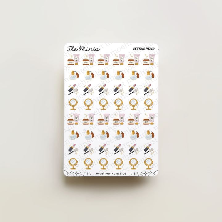 The Minis - Getting Ready | Planner Stickers for your Journal