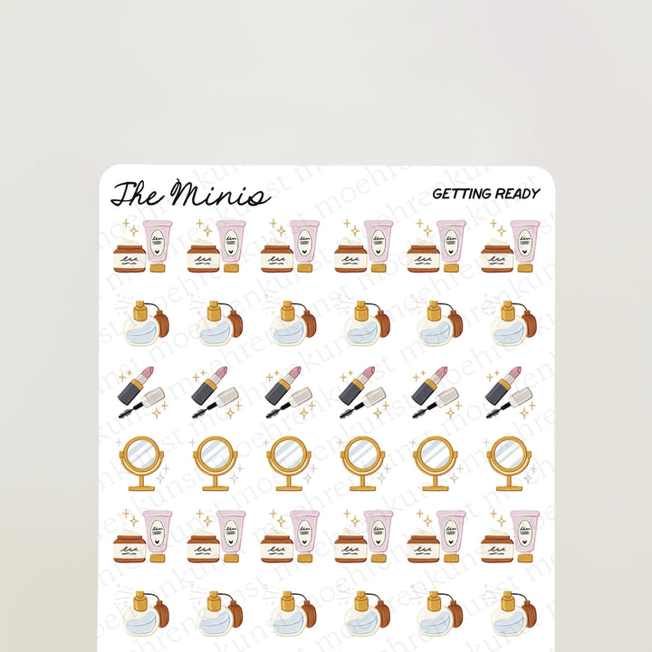 The Minis - Getting Ready | Planner Stickers for your Journal