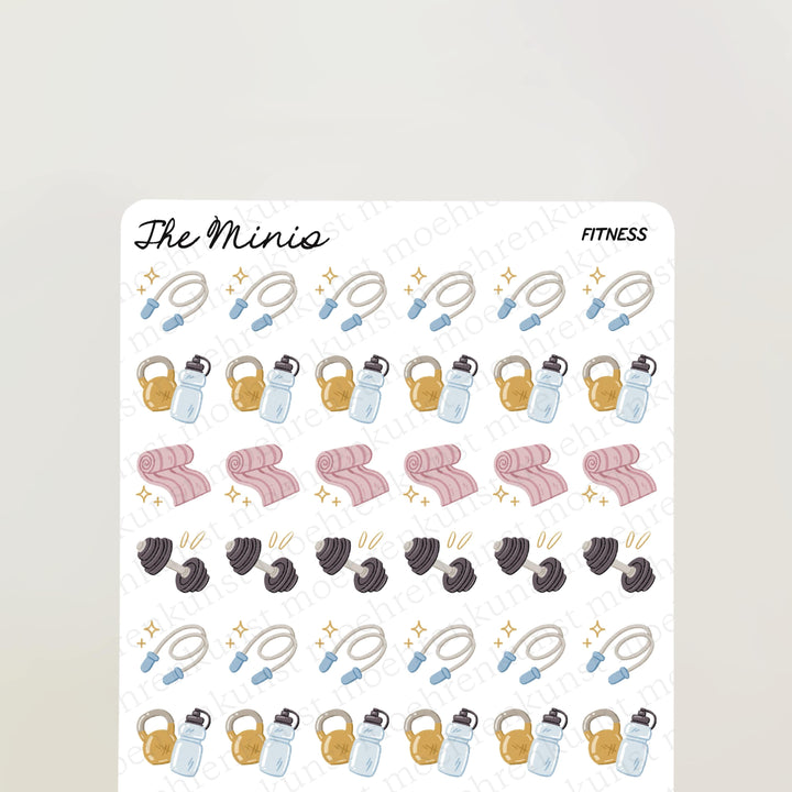 The Minis - Fitness | Planner Stickers for your Journal