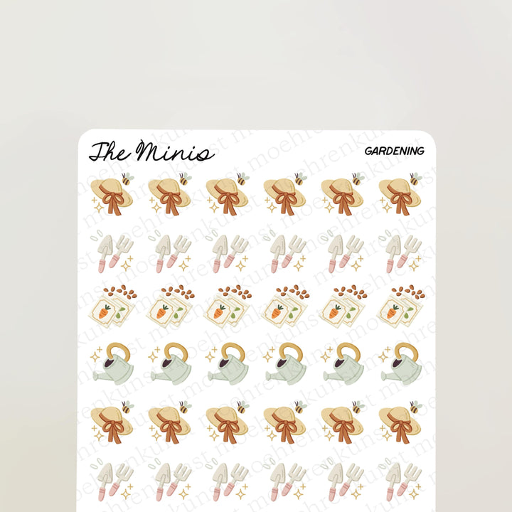 The Minis - Gardening | Planner Stickers for your Journal